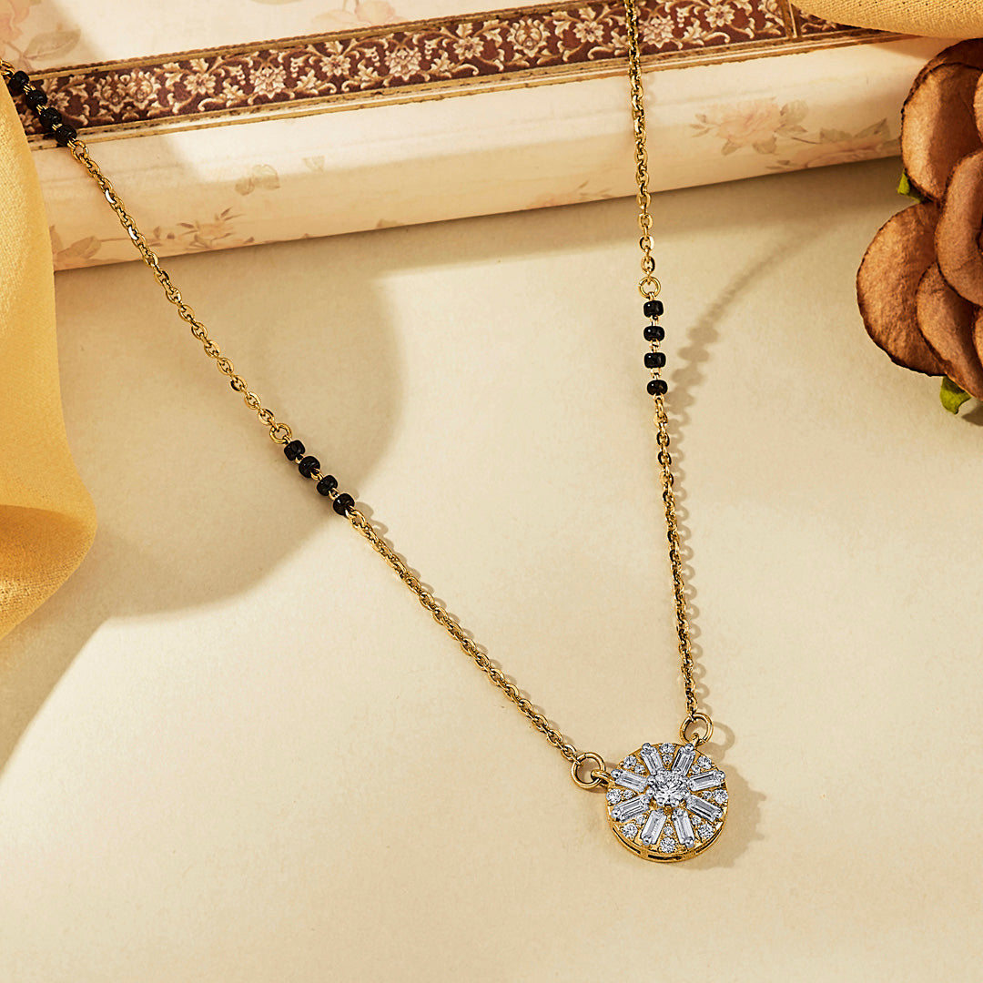 Ratna Aura Gold Modern Mangalsutra for Women