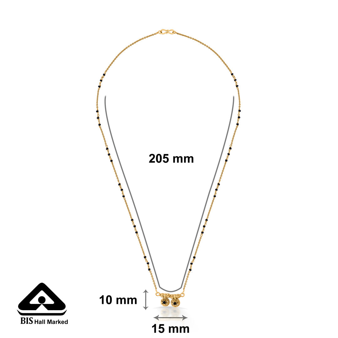 Sacred Glow Gold Watimani Mangalsutra for Women