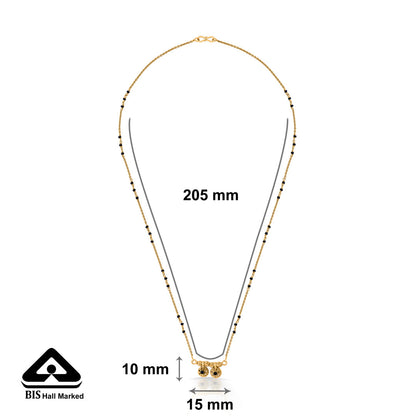 Sacred Glow Gold Watimani Mangalsutra for Women