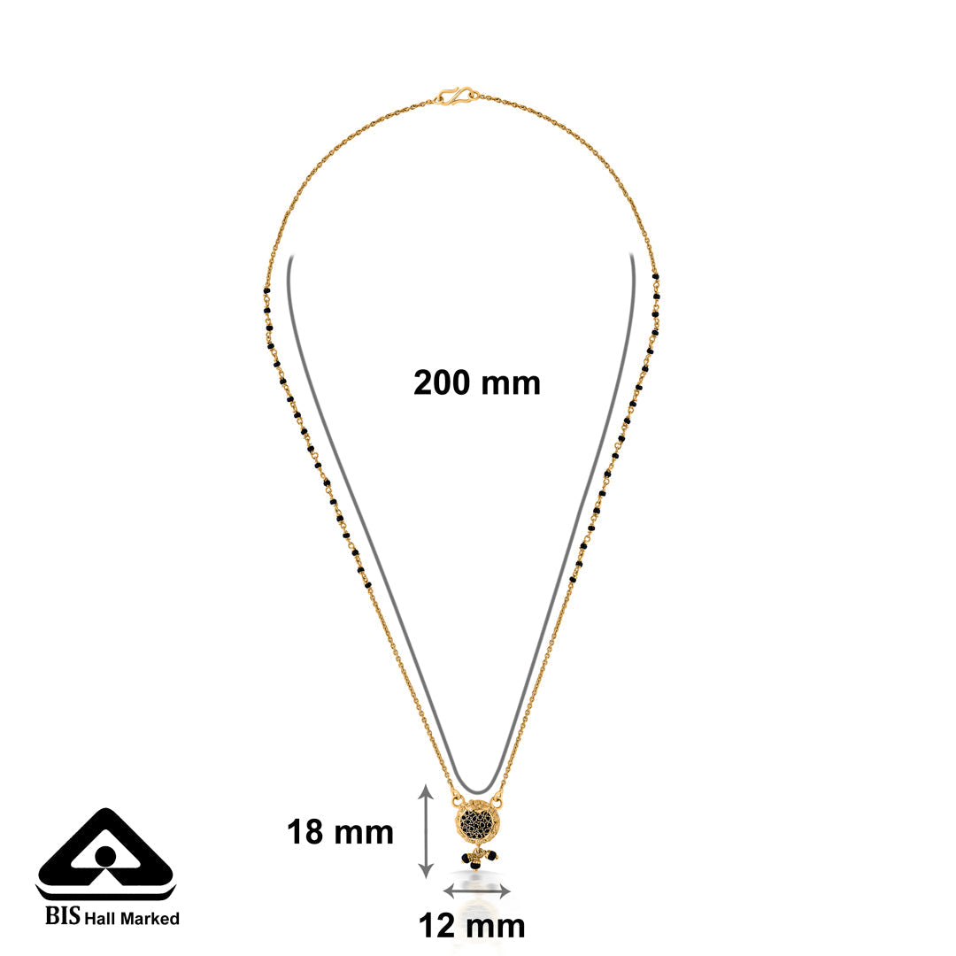 Yoga Sutra Gold Modern Mangalsutra for Women