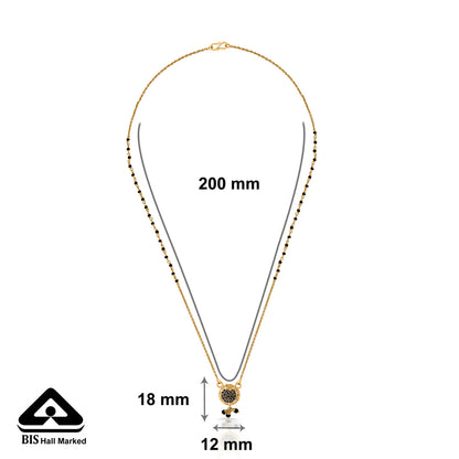 Yoga Sutra Gold Modern Mangalsutra for Women