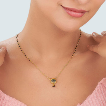 Yoga Sutra Gold Modern Mangalsutra for Women