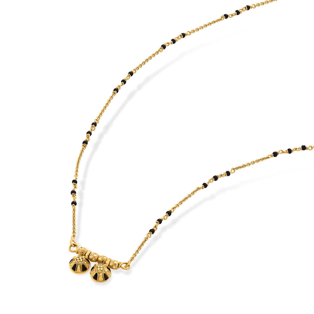 Auspicious Aura Gold Watimani Mangalsutra for Women