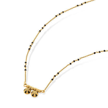 Auspicious Aura Gold Watimani Mangalsutra for Women