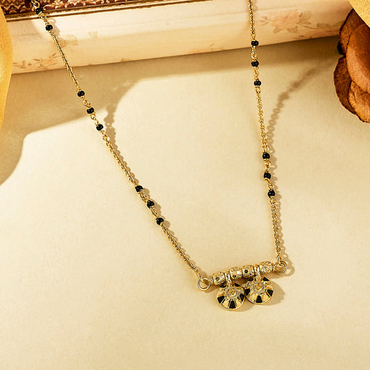 Auspicious Aura Gold Watimani Mangalsutra for Women