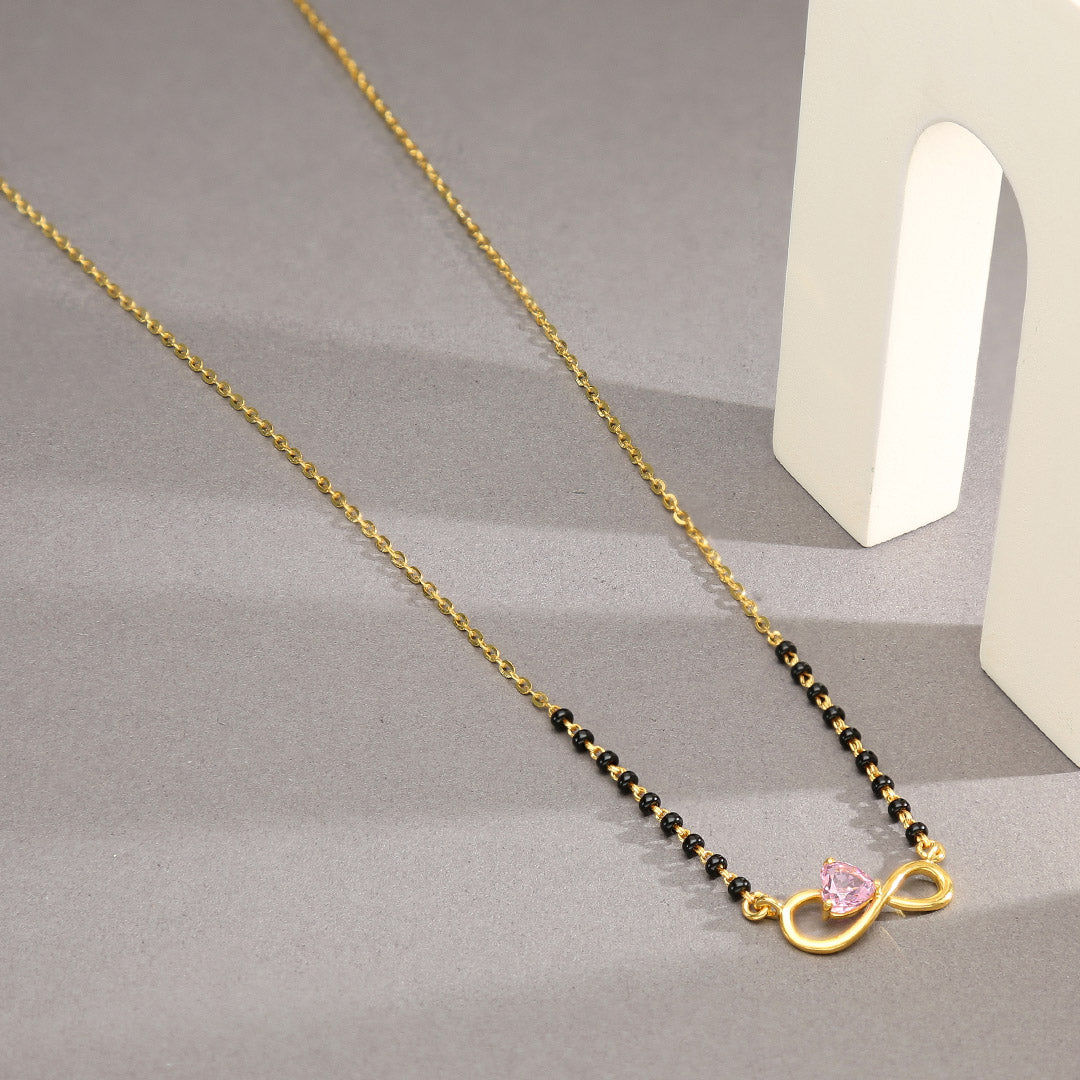 Rosé Forever Gold Modern Mangalsutra for Women