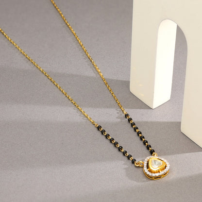 Woven Bond Gold Modern Mangalsutra for Women