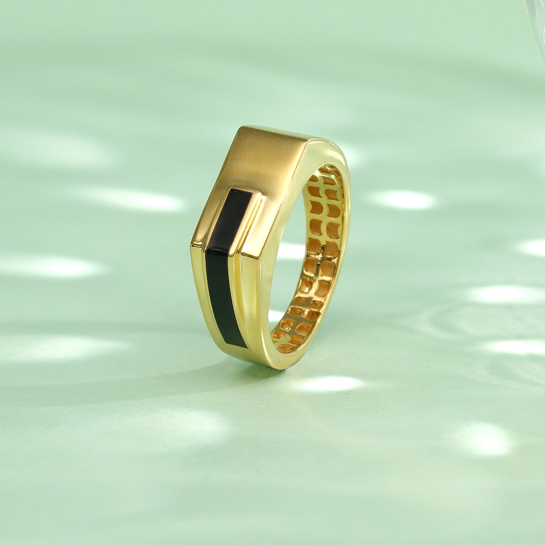 Valor Edge Gold Men's Ring for Men