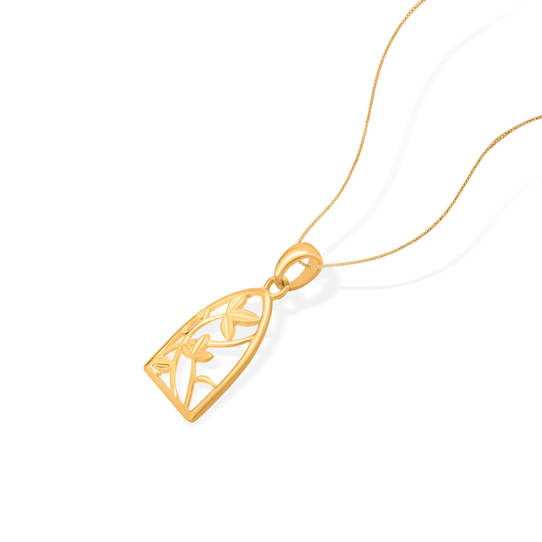 Nature Link Gold Modern Pendant for Women