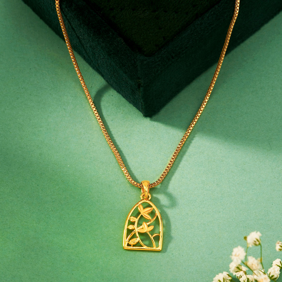 Nature Link Gold Modern Pendant for Women
