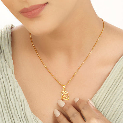 Nature Link Gold Modern Pendant for Women
