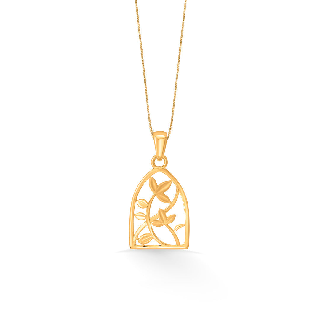 Nature Link Gold Modern Pendant for Women