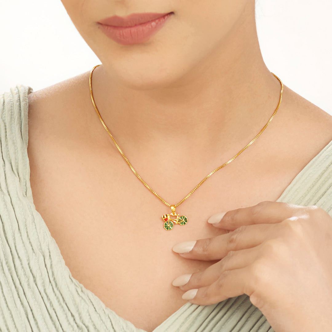 Joy Ride Gold Charm Pendant for Women