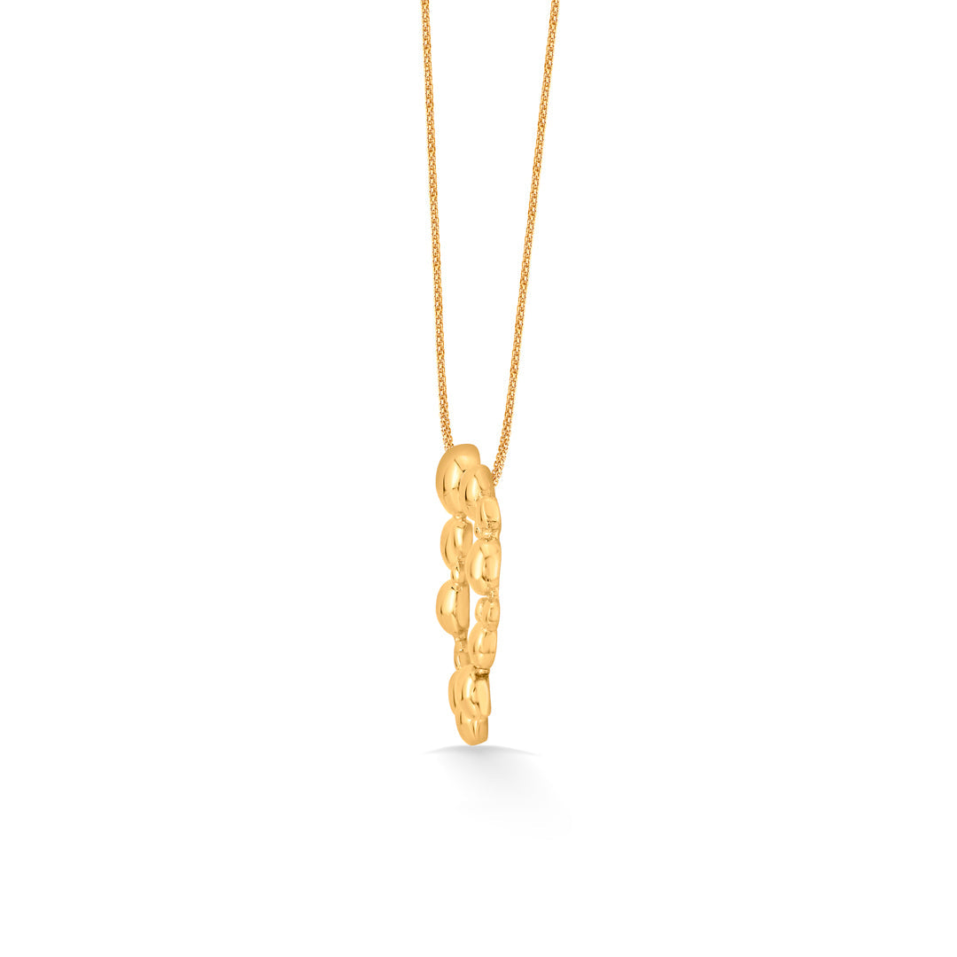 Regal Beads Gold Pendant Set for Women