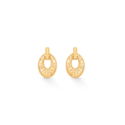 Lace Glow Gold Pendant Set for Women