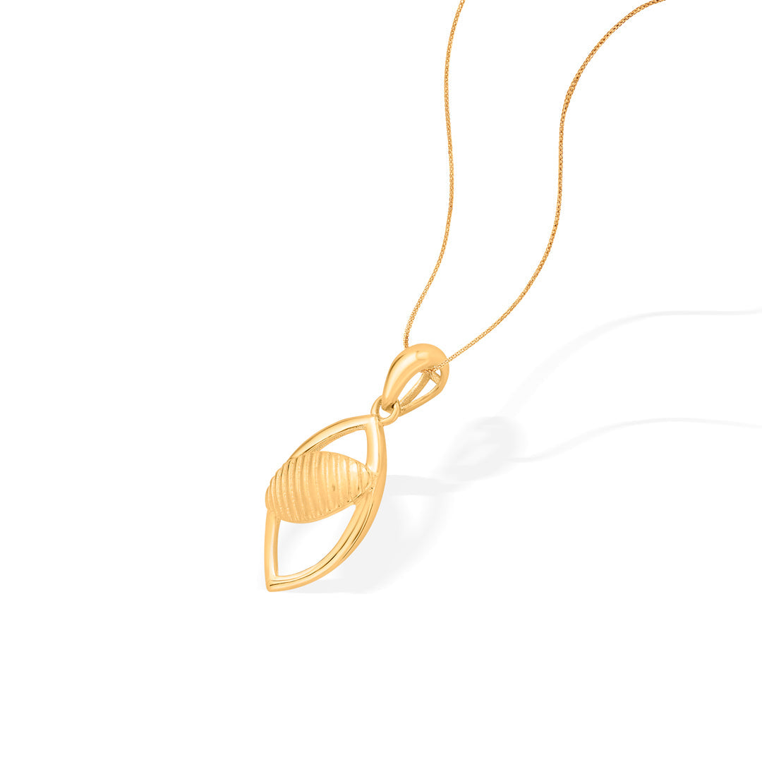 Glow Nest Gold Pendant Set for Women