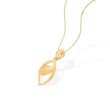 Glow Nest Gold Pendant Set for Women