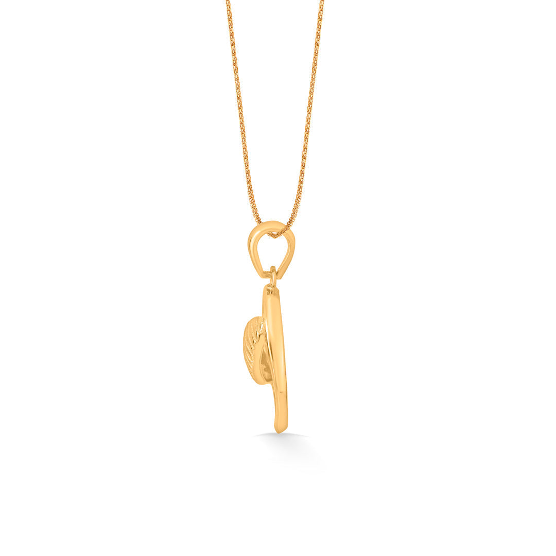 Glow Nest Gold Pendant Set for Women