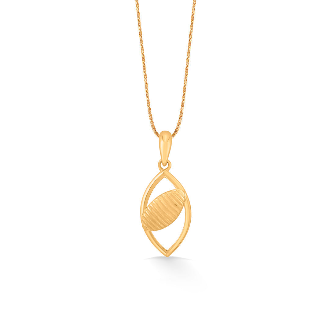 Glow Nest Gold Pendant Set for Women