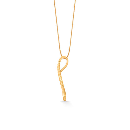 Solar Tassel Gold Pendant Set for Women