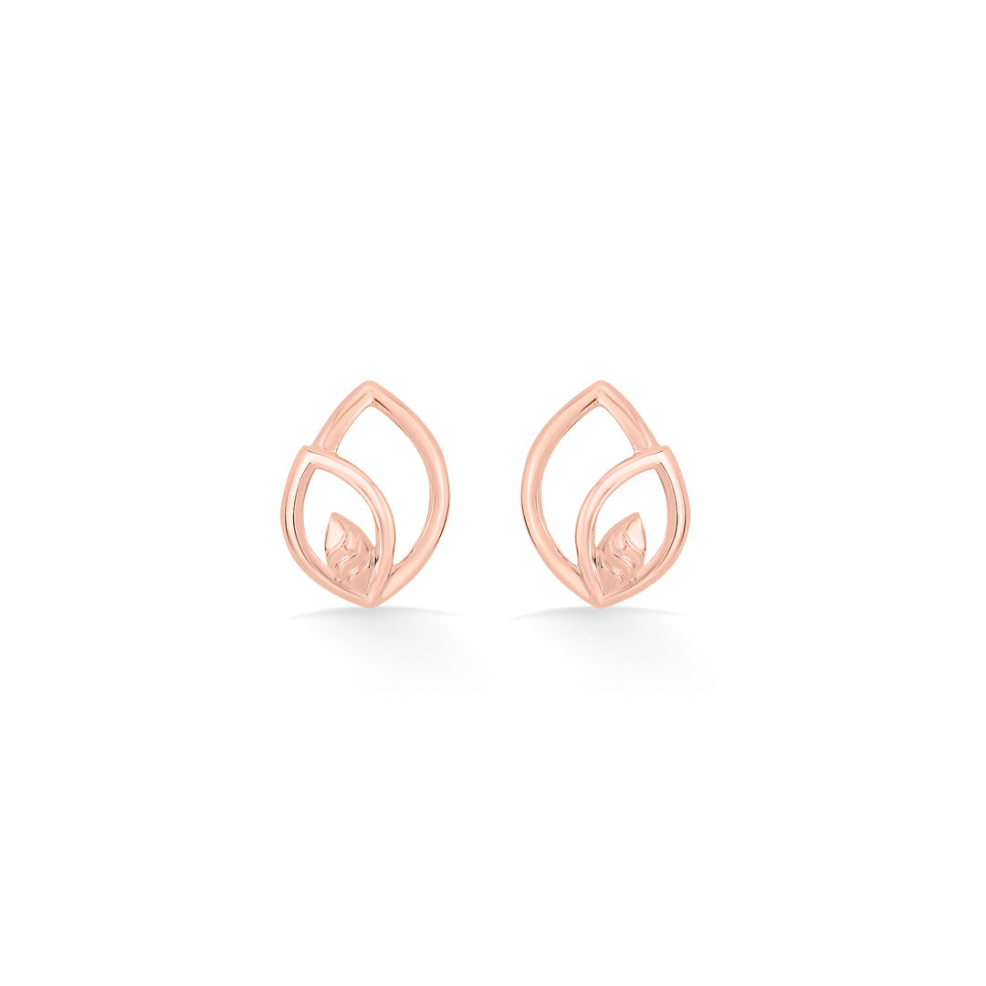 Golden Leaf Gold Pendant Set for Women