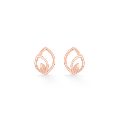 Golden Leaf Gold Pendant Set for Women