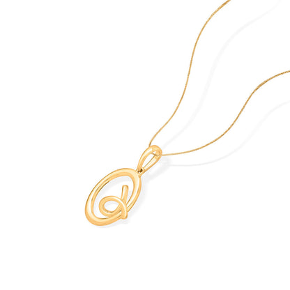 Luxe Knot Gold Pendant Set for Women