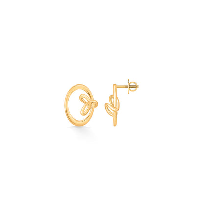 Luxe Knot Gold Pendant Set for Women
