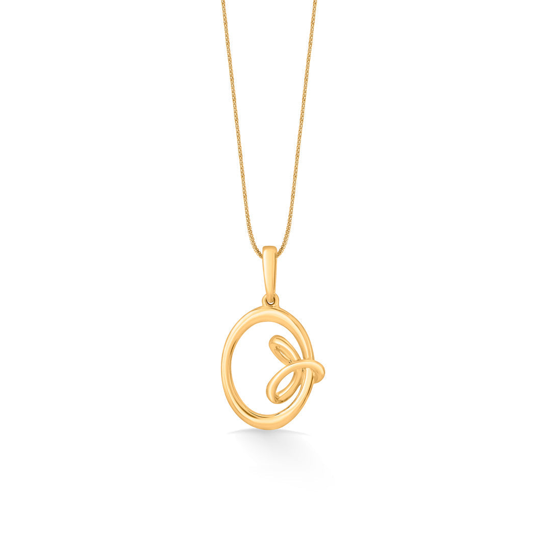 Luxe Knot Gold Pendant Set for Women