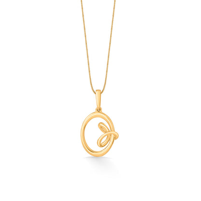 Luxe Knot Gold Pendant Set for Women