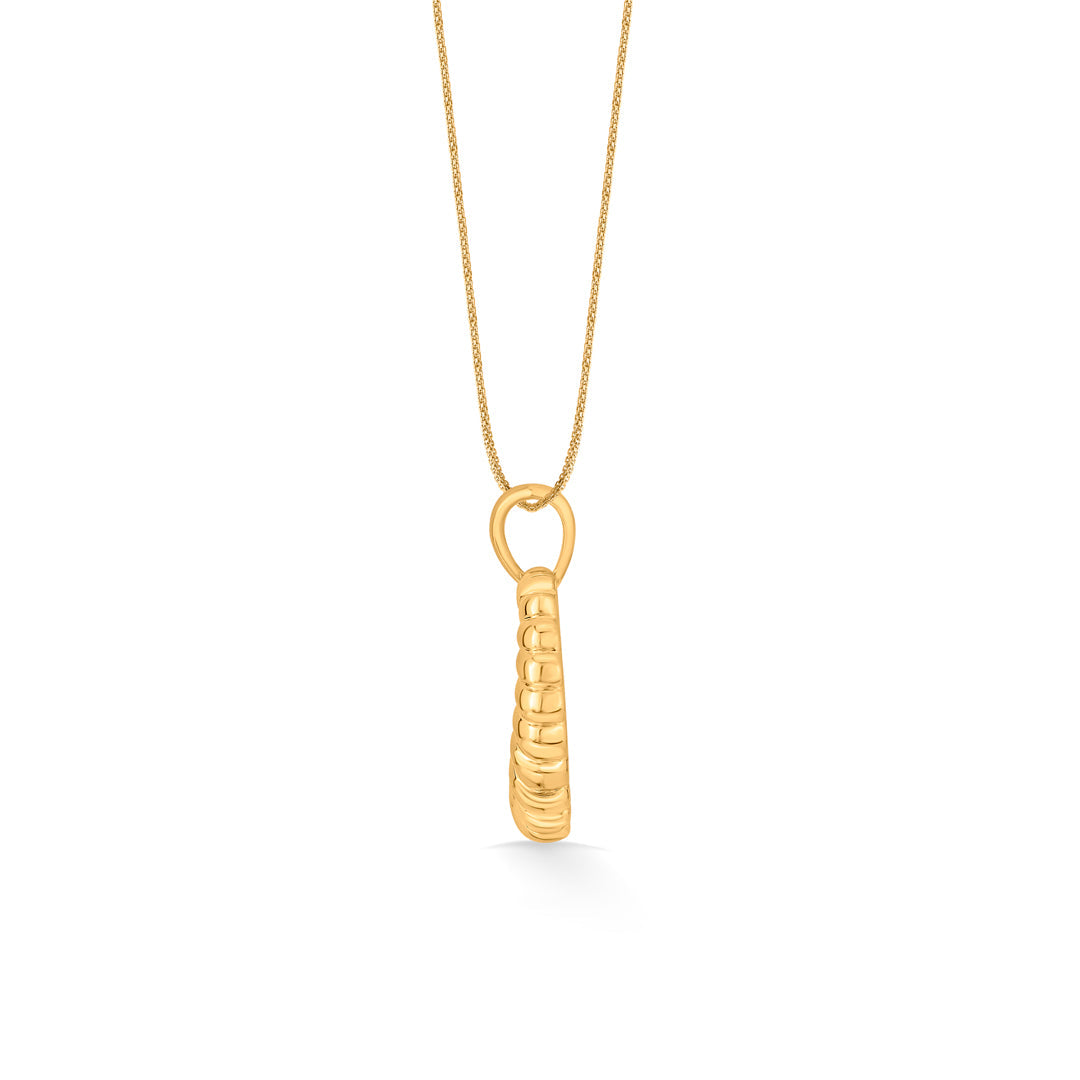 Heart Glow Gold Pendant Set for Women