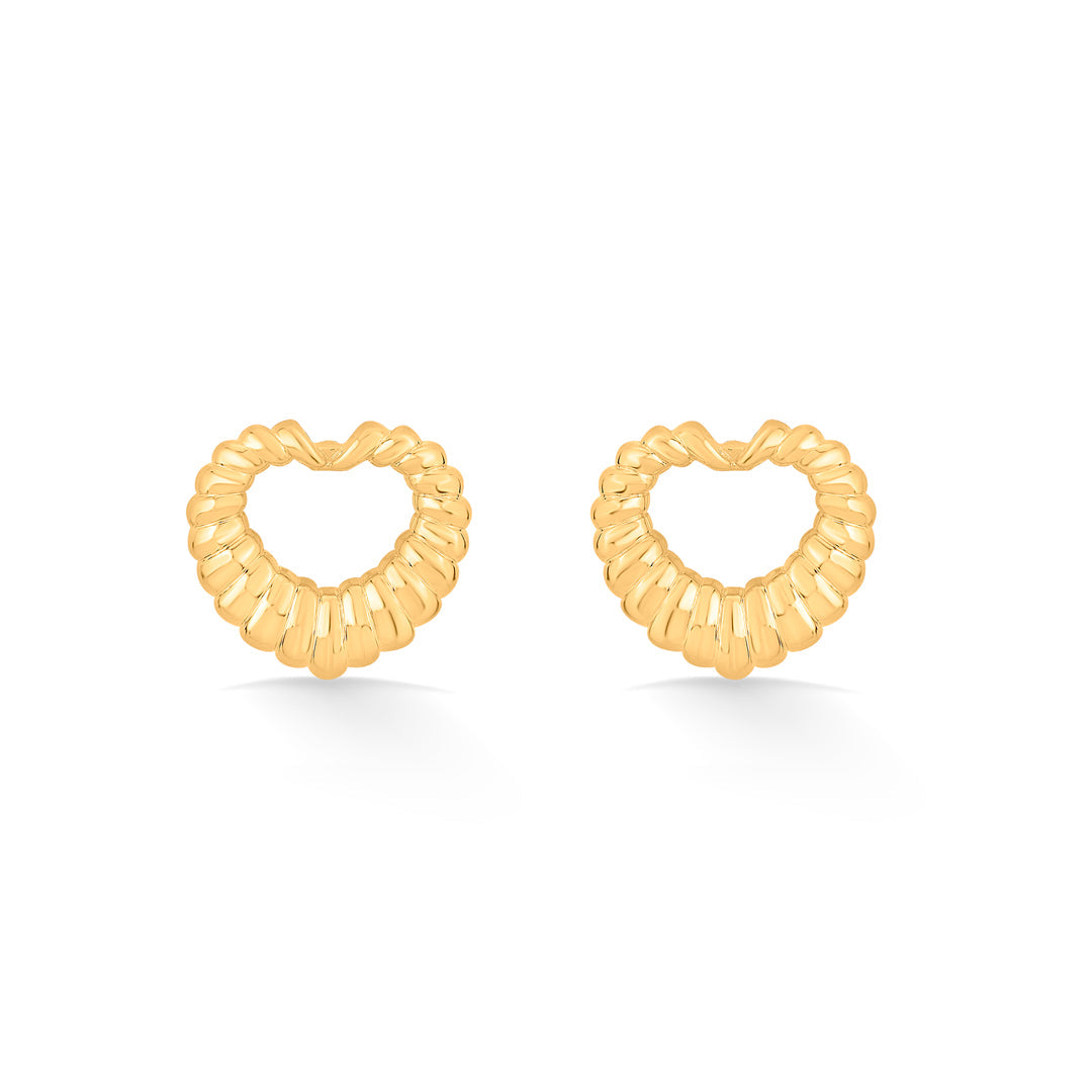 Heart Glow Gold Pendant Set for Women