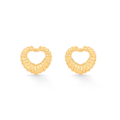 Heart Glow Gold Pendant Set for Women