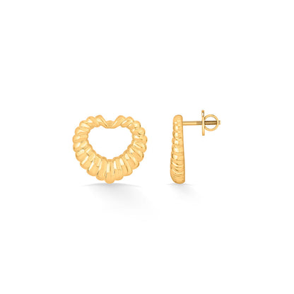 Heart Glow Gold Pendant Set for Women