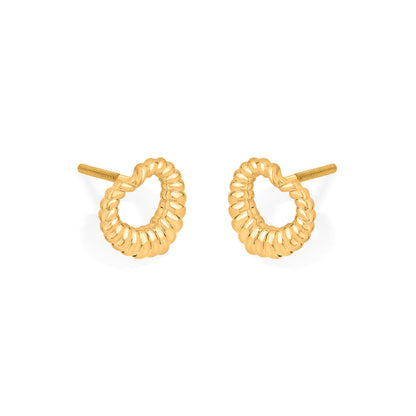 Heart Glow Gold Pendant Set for Women