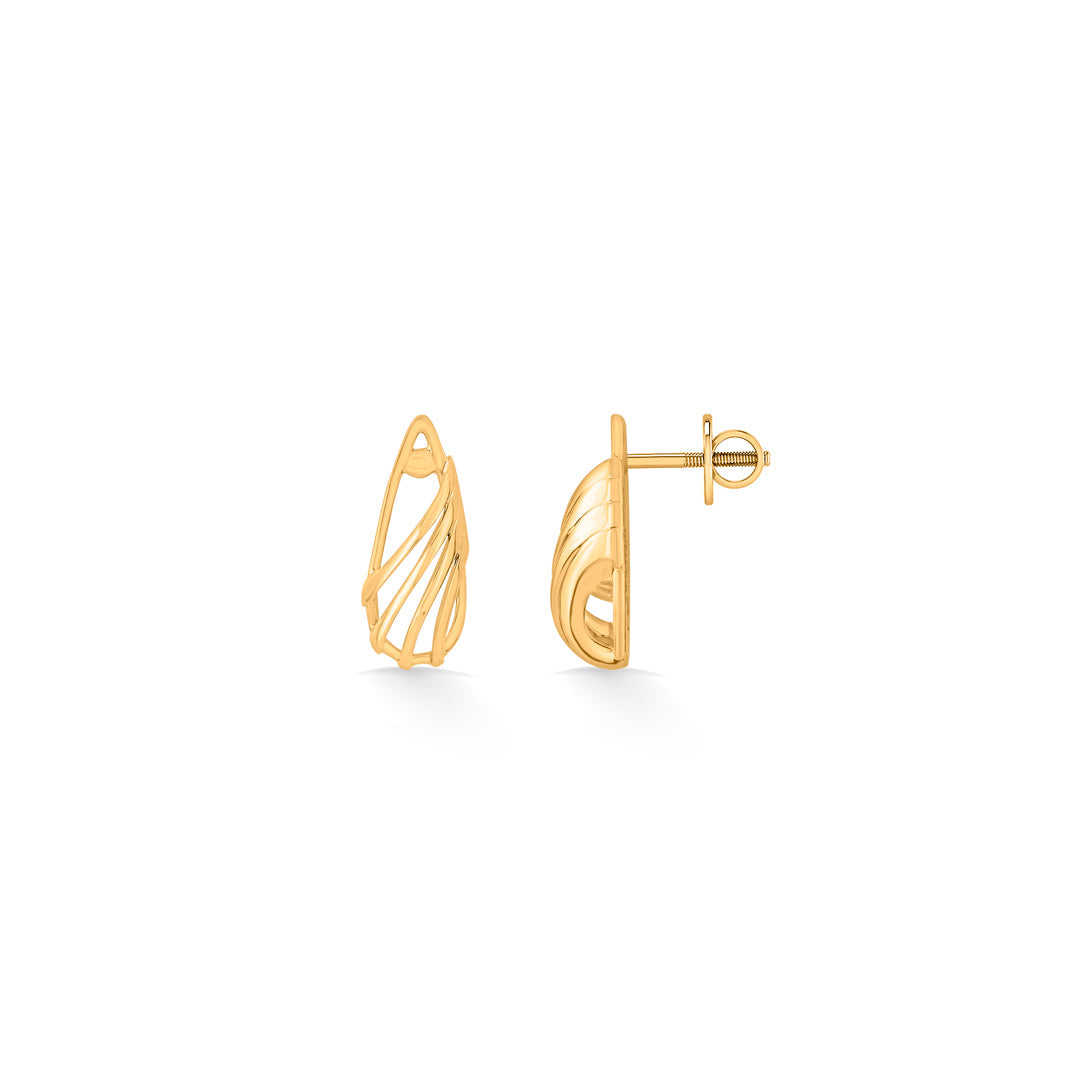 Light Cascade Gold Pendant Set for Women