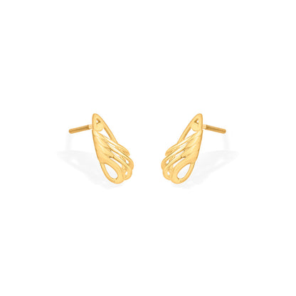 Light Cascade Gold Pendant Set for Women