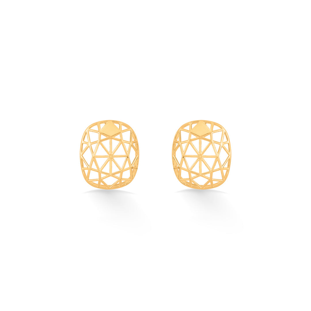Sun Halo Gold Pendant Set for Women