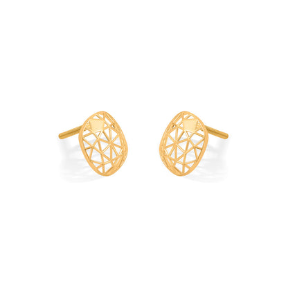 Sun Halo Gold Pendant Set for Women