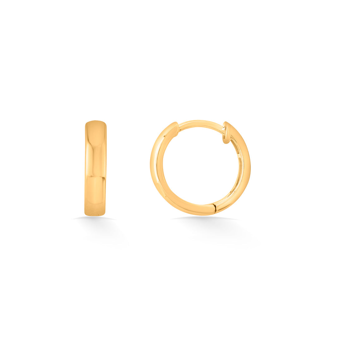 Grand Halo Gold Hoops & Huggies Earrings for Women