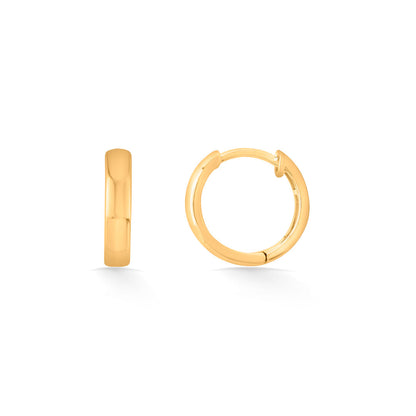 Grand Halo Gold Hoops & Huggies Earrings for Women