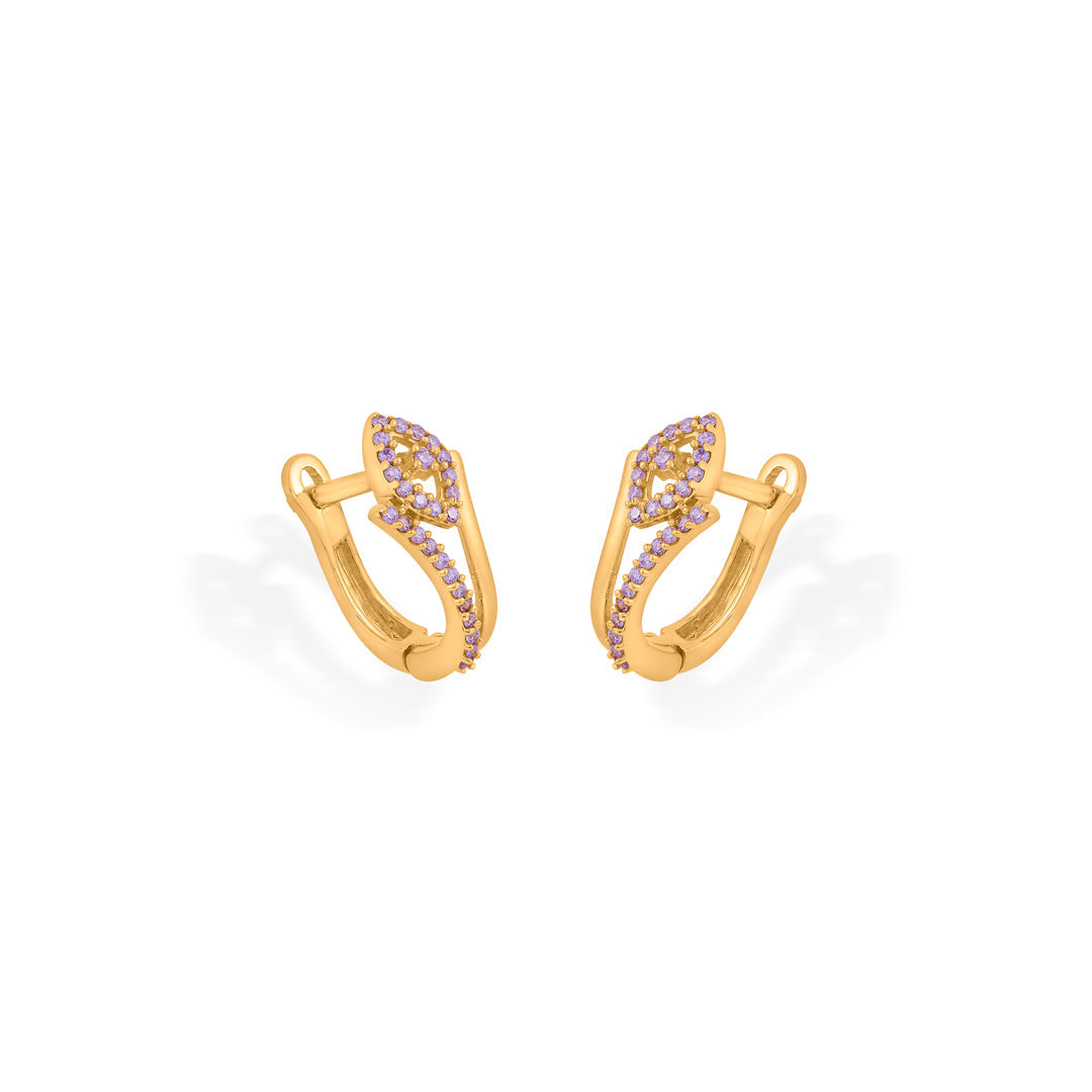 Regal Glow Gold Hoops & Huggies Earrings for Women