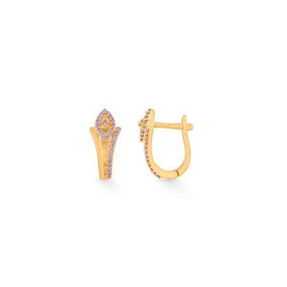 Regal Glow Gold Hoops & Huggies Earrings for Women