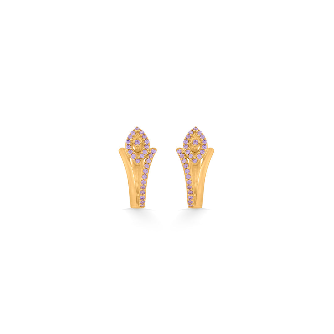 Regal Glow Gold Hoops & Huggies Earrings for Women