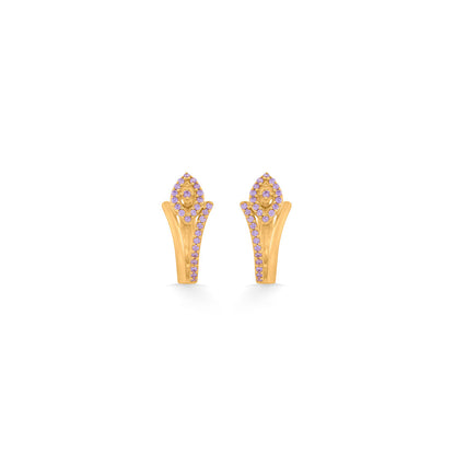 Regal Glow Gold Hoops & Huggies Earrings for Women