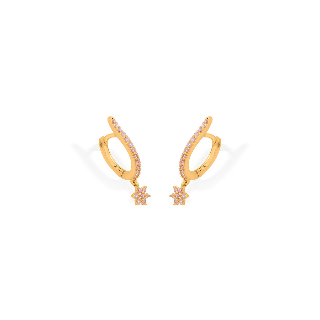 Stellar Glow Gold Hoops & Huggies Earrings for Women