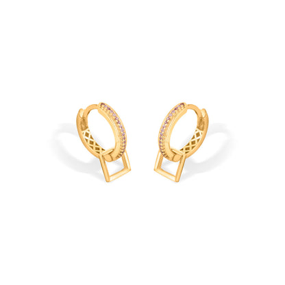 Pivot Glow Gold Hoops & Huggies Earrings for Women