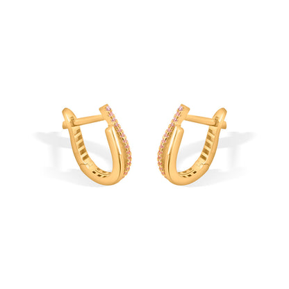 Spark Edge Gold Hoops & Huggies Earrings for Women