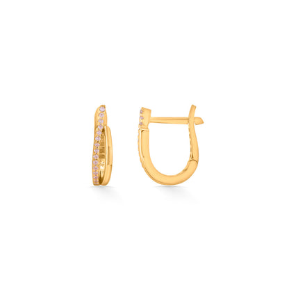 Spark Edge Gold Hoops & Huggies Earrings for Women