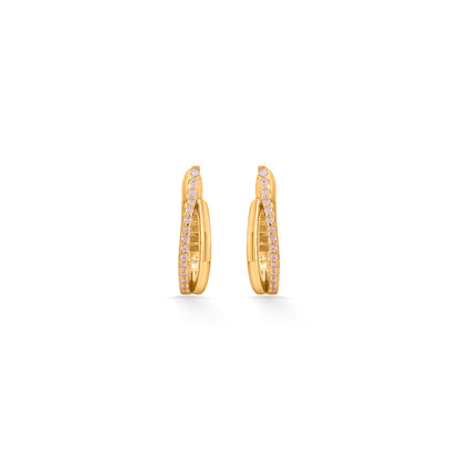Spark Edge Gold Hoops & Huggies Earrings for Women